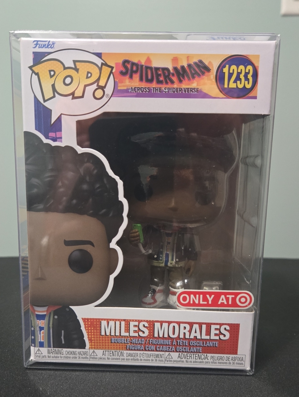Funko Pop! Miles Morales Vinyl Figure - Black, Brown, Red, Green, Gold